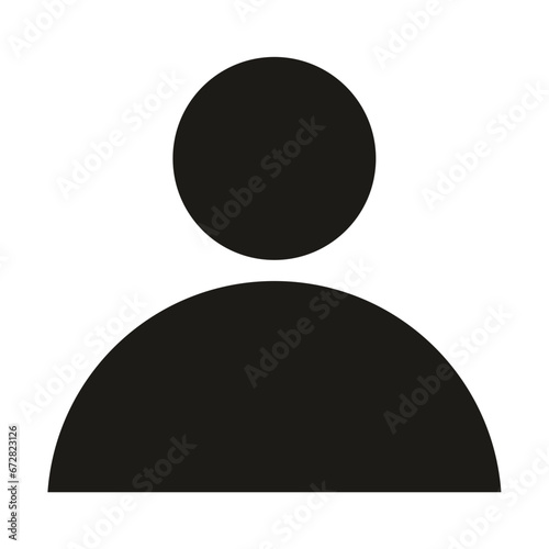 Pictogram user member human being vector