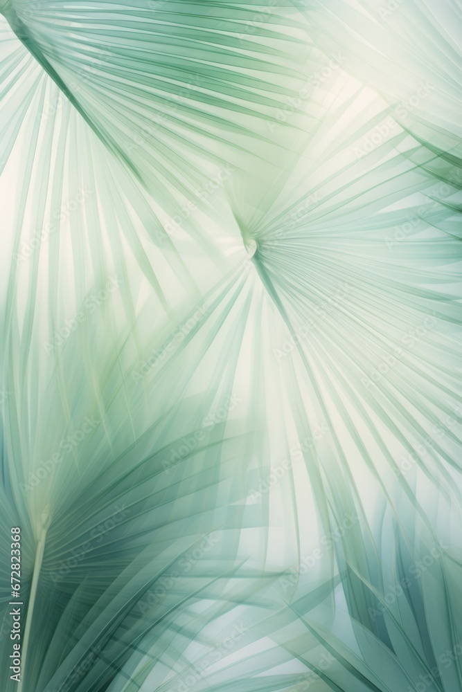 Fresh, delicate, ethereal tropical leaves background with a mist effect, translucent rainforest greenery design Fresh, delicate, ethereal tropical leaves background with a mist effect, translucent rainforest greenery design