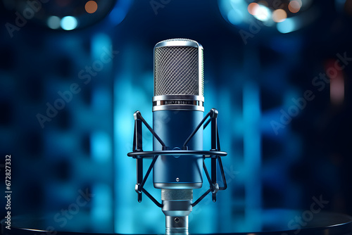 Studio-Magie: Großmembran Kondensatormikrofon in Aktion
