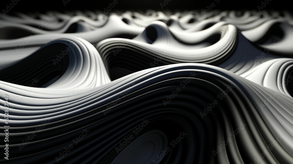 Highly textured surface illuminated by a light source, AI-generated ...