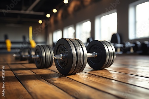 Dumbbells in the Gym, Tools for Building Strength and Achieving Fitness Goals, Ready for Your Workout