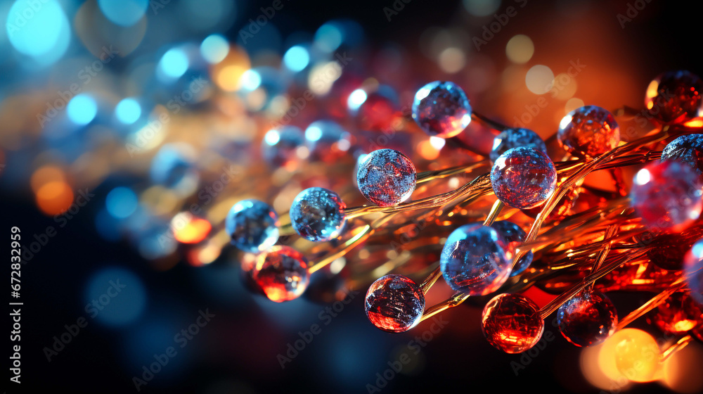 Photo virus background Photo virus background