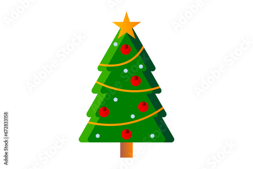 abstract christmas tree, png background, Transparent image