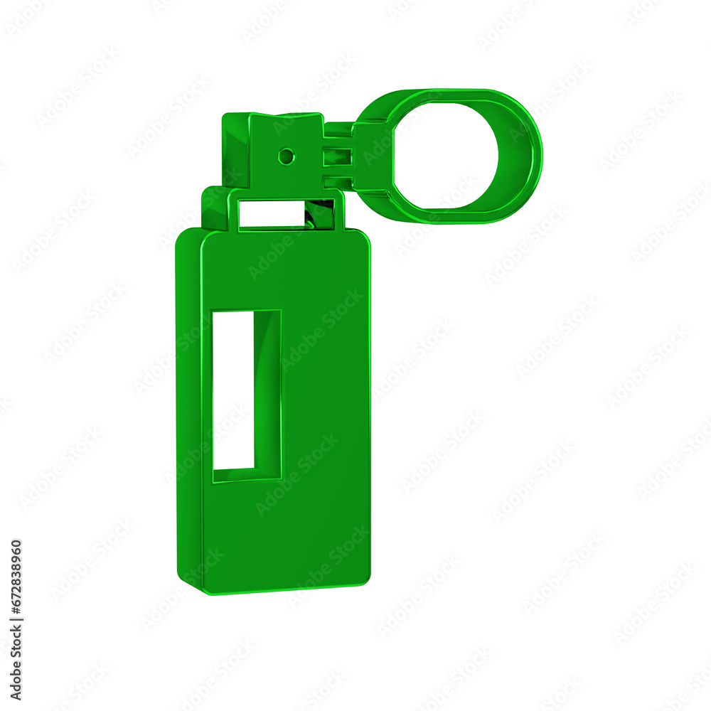 Green Perfume icon isolated on transparent background. Green Perfume icon isolated on transparent background.