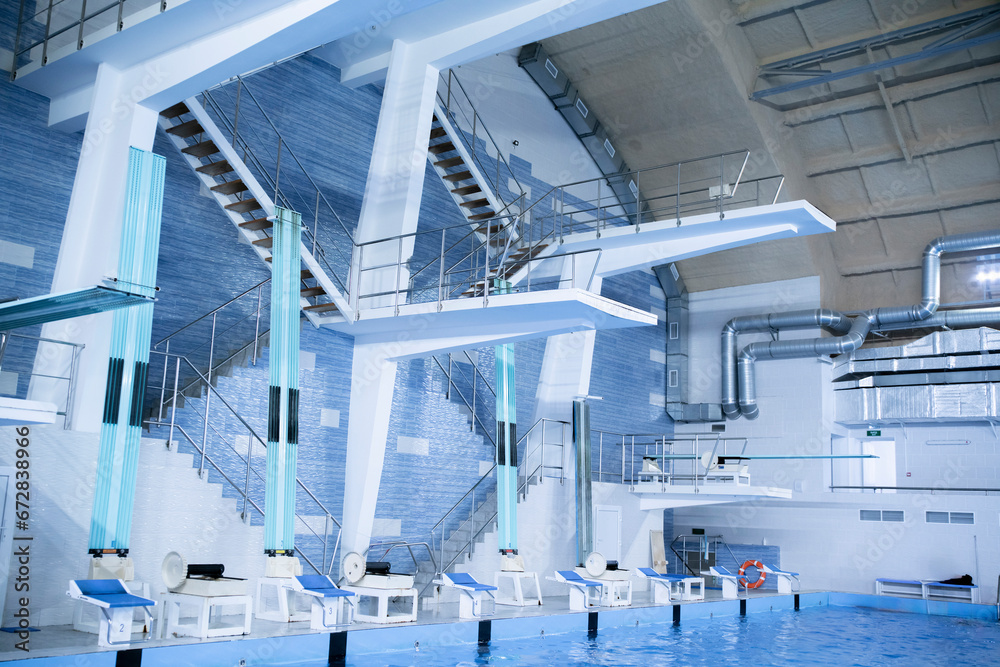 springboard for sports jumping water in the pool springboard for sports jumping water in the pool
