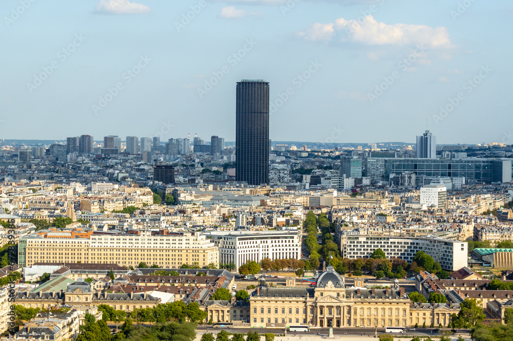 Paris city is the capital of France for holidays all year round... Paris, France, 07-27-2019