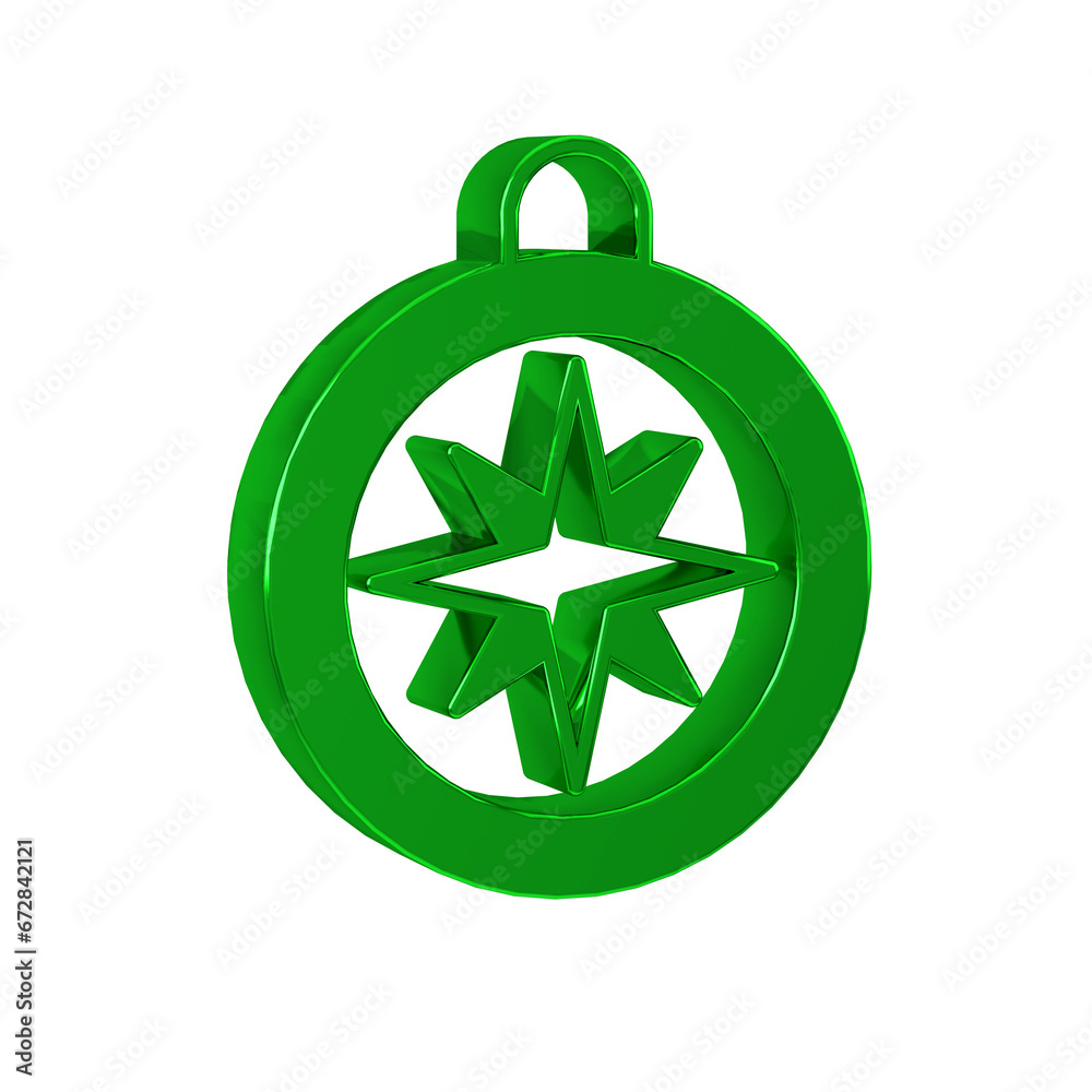 Green Compass icon isolated on transparent background. Windrose navigation symbol. Wind rose sign. Green Compass icon isolated on transparent background. Windrose navigation symbol. Wind rose sign.