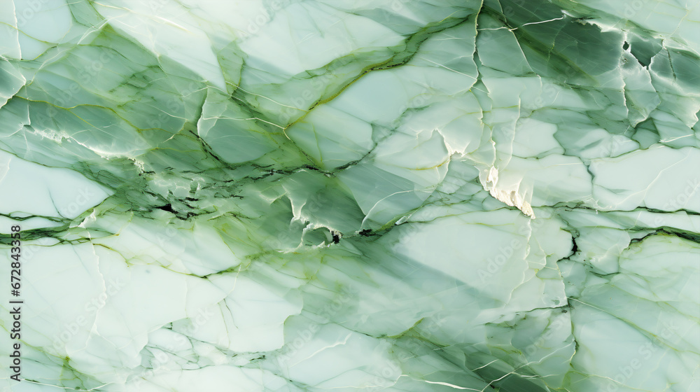 Fototapeta premium Texture of green breccia marble tile for ceramic wall and flooring.