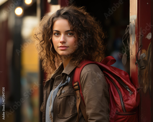 Portrait of a teenage girl on the street © familymedia