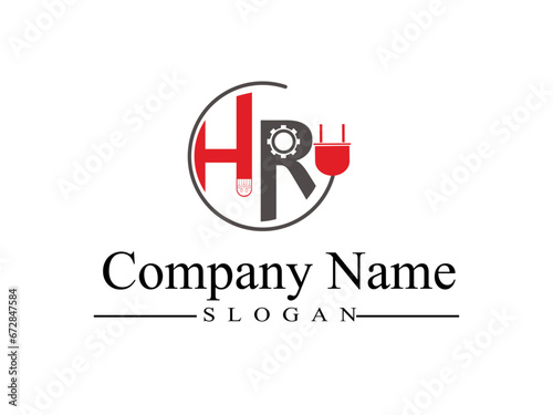 HR logo design for company 