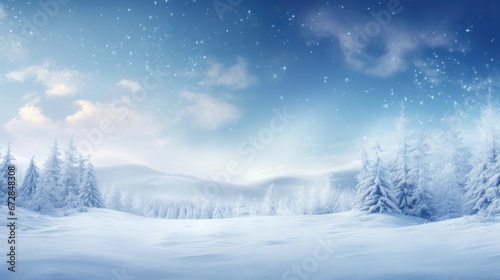 Winter landscape. Winter forest. Snowy weather. Winter background © Jane Kelly
