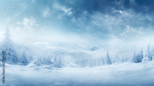 Winter landscape. Winter forest. Snowy weather. Winter background © Jane Kelly