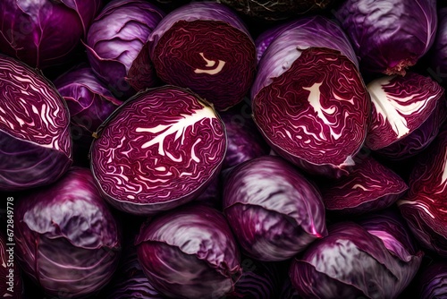 red cabbage in a bowl photo