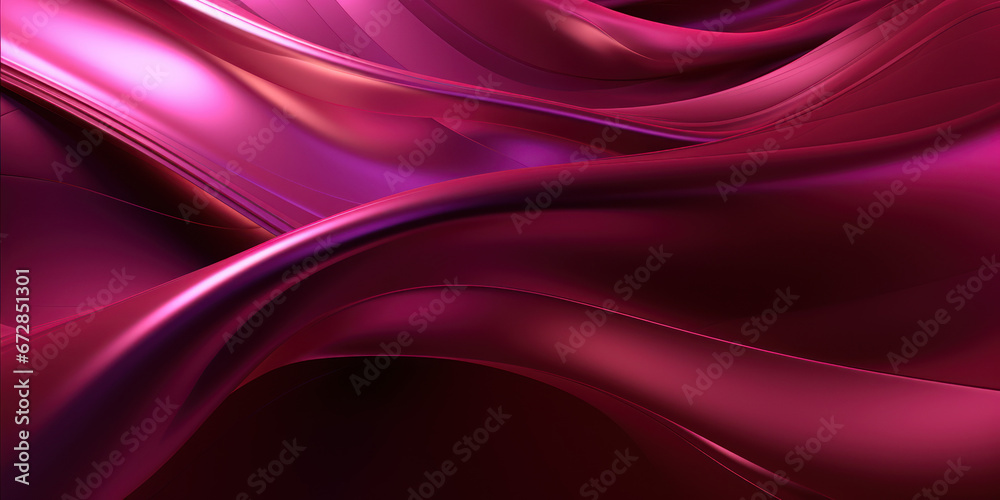 Metallic pink curves intertwine in a close-up abstract. Metallic pink curves intertwine in a close-up abstract.