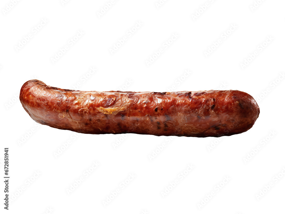 fried sausage on a transparent background. png file fried sausage on a transparent background. png file