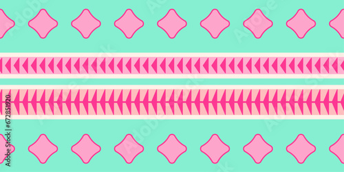 cute anime seamless pattern