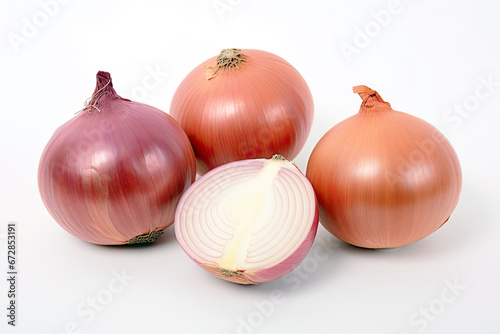 Wallpaper Mural Onions on a white background Torontodigital.ca