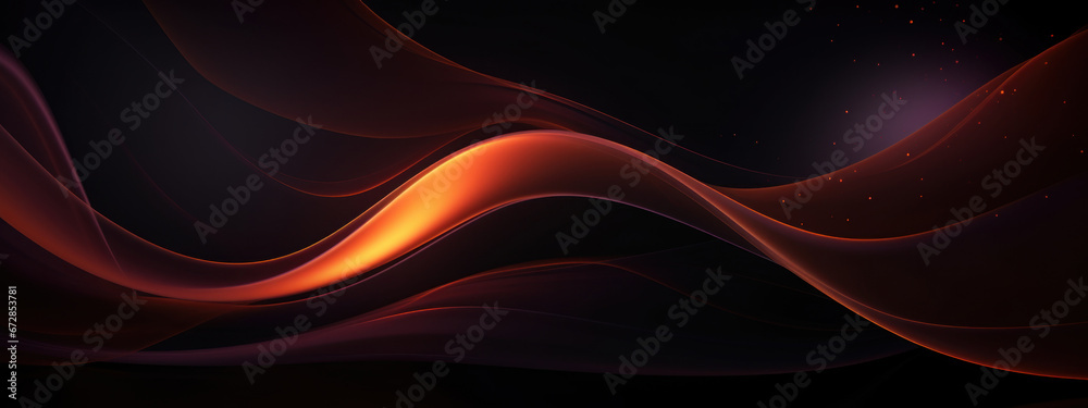 Obraz premium Abstract waves in a mesmerizing dance of color and light.