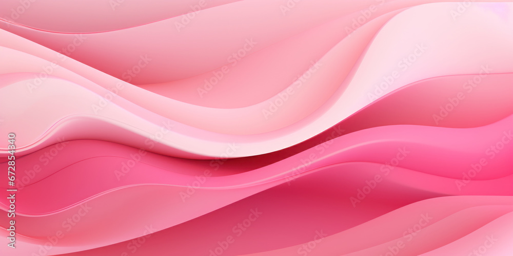 Delicate pink waves forming a graceful paper-like.