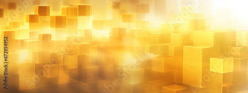 Vibrant yellow geometric patterns forming an abstract background.