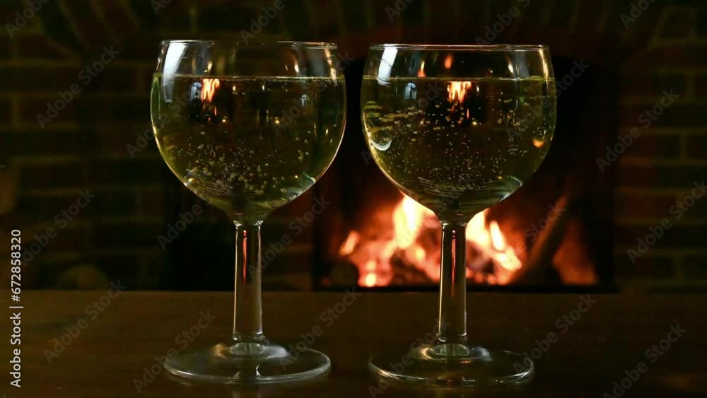 Anniversary drinks by the fire Anniversary drinks by the fire