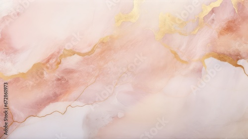 Luxury and romantic background for valentine theme. Rose gold marble pattern background.