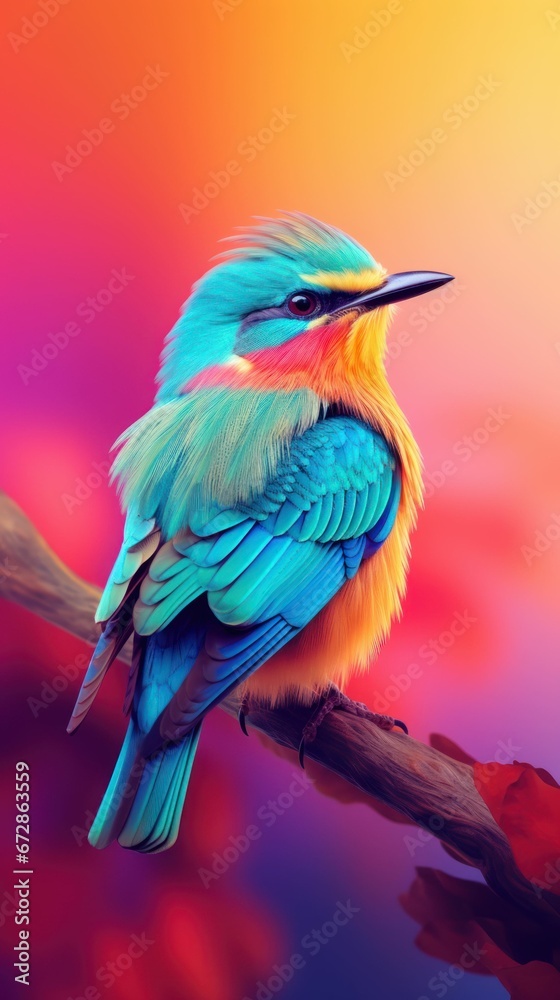 Fototapeta premium Pastel Beautiful and Lovely Bird