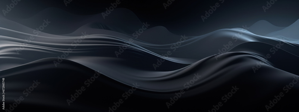 Dark 3D swirls in a moody abstract. Dark 3D swirls in a moody abstract.
