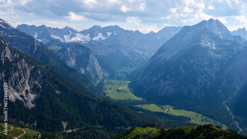 view of the Ahornboden in the Karwendel mountains