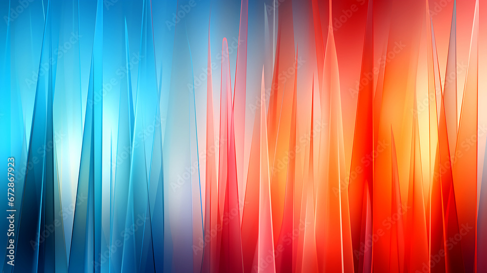 Obraz premium Colorful abstract gradient glowing stripes and structures