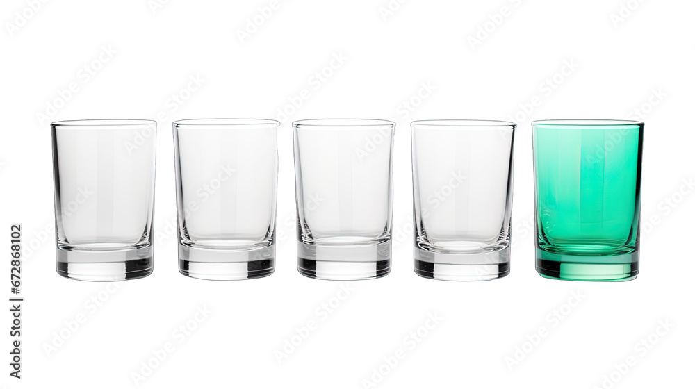 Different glasses isolated on transparent or white background generative ai Different glasses isolated on transparent or white background generative ai