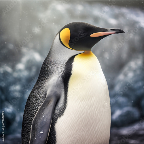 Emperor - the largest type of penguin 