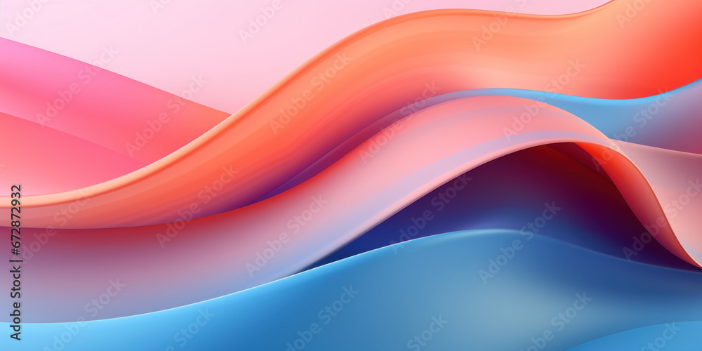 Elegant wavy formations of ribbons in a surreal 3D. Elegant wavy formations of ribbons in a surreal 3D.
