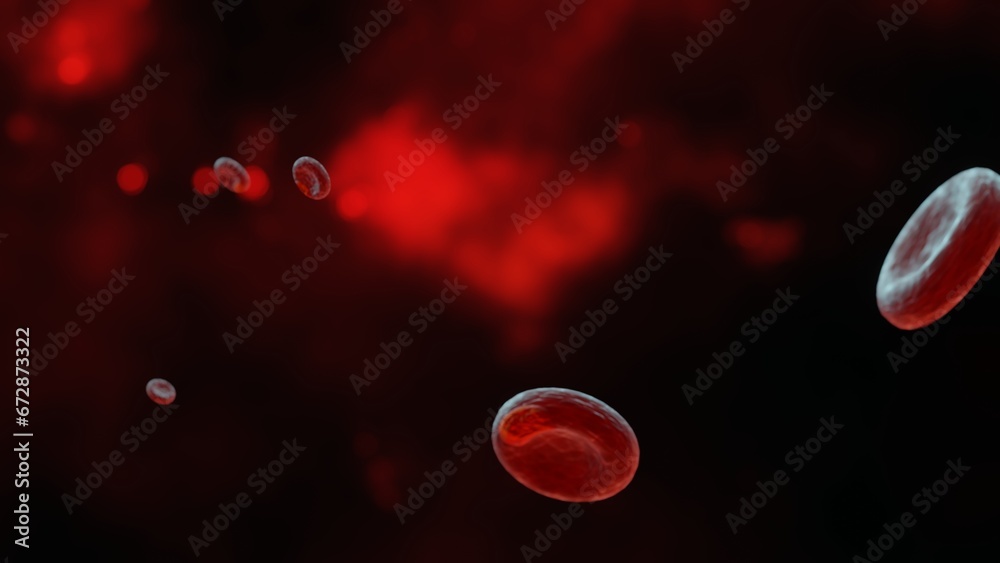 Naklejka premium Blood cells