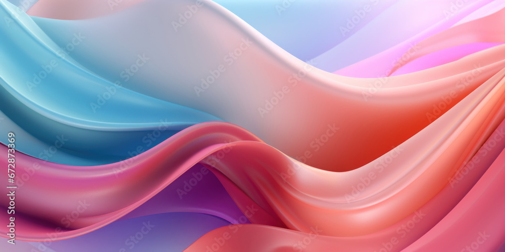 Elegant wavy formations of ribbons in a surreal 3D. Elegant wavy formations of ribbons in a surreal 3D.