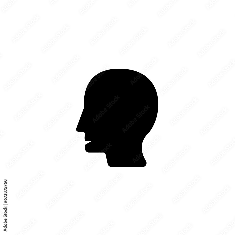 Human concept line icon. Simple element illustration.Human concept outline symbol design.