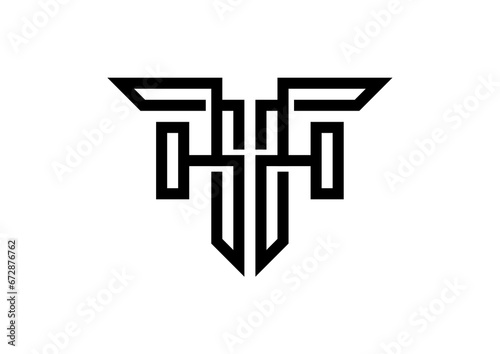 LETTER FF FITNESS LOGO