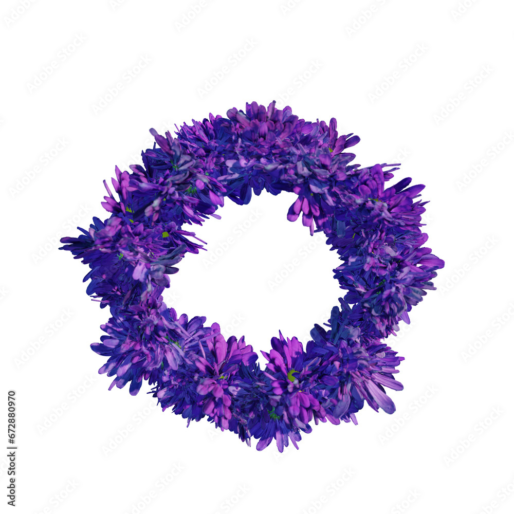 Colorful flower Daisy Wreath Colorful flower Daisy Wreath