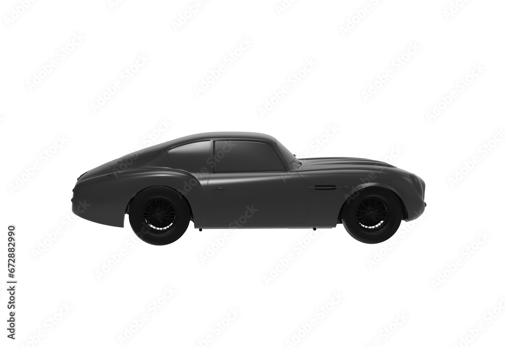 aston martin car side view without shadow 3d render aston martin car side view without shadow 3d render