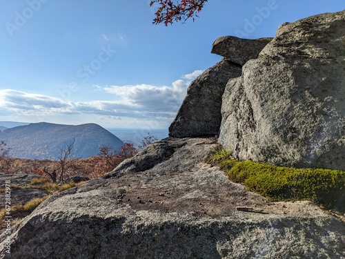 Foliage in Breakneck Ridge, Cold Spring, New York - October 2023 photo