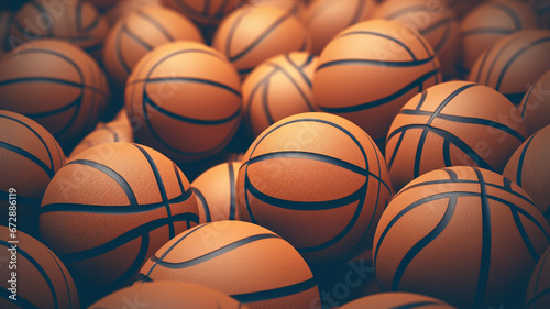 Basketball sports texture background banner  © Artofinnovation