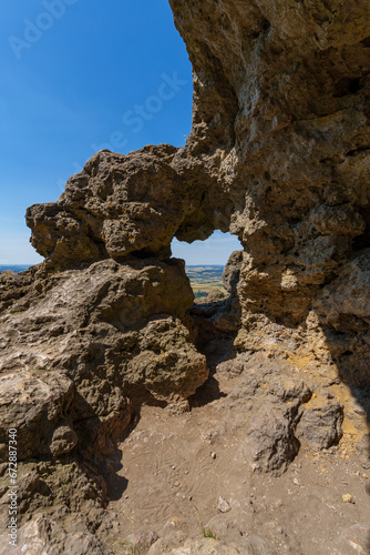 Der Staffelberg bei Bad Staffelstein  Landkreis Lichtenfels  Oberfranken  Franken  Bayern  Deutschland