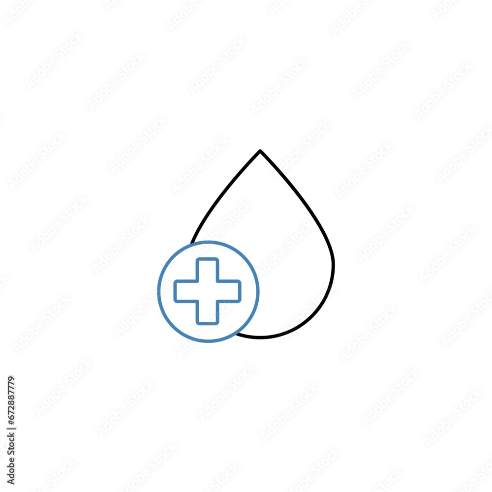 blood flow concept line icon. Simple element illustration. blood flow concept outline symbol design. blood flow concept line icon. Simple element illustration. blood flow concept outline symbol design.