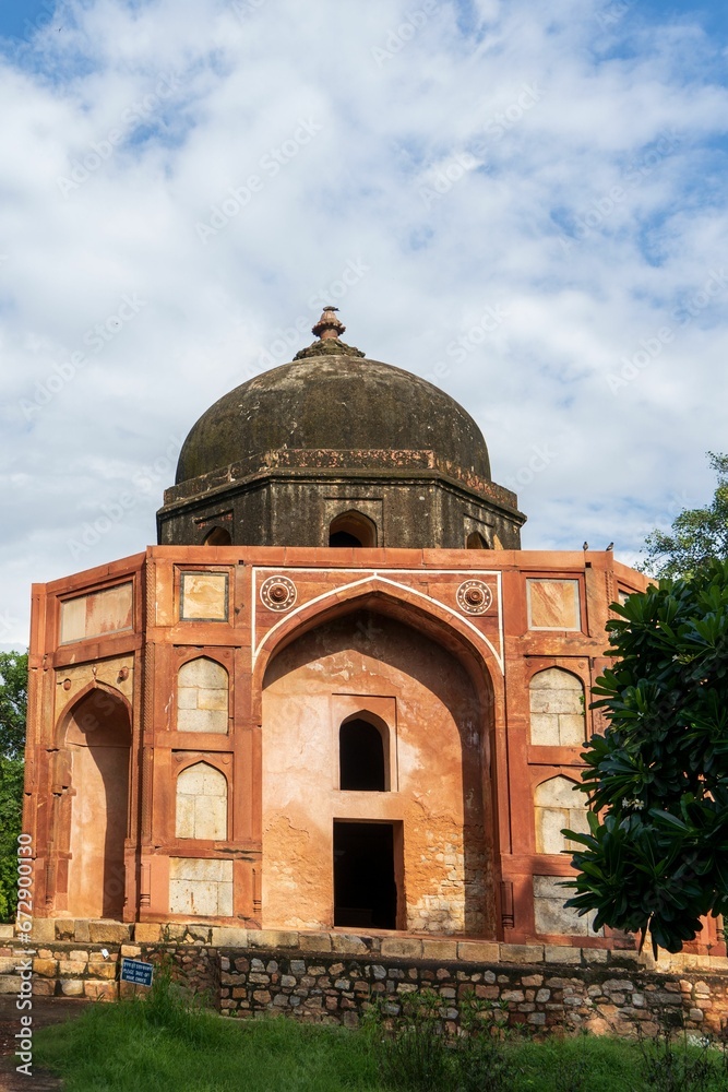 Beautiful view of Afsarwala Tomb at Humayun's Tomb Delhi