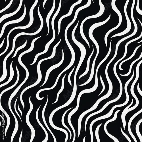 pattern with lines black and white