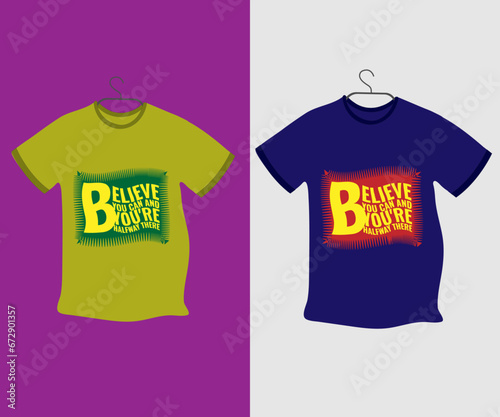 Typography T-shirt design template