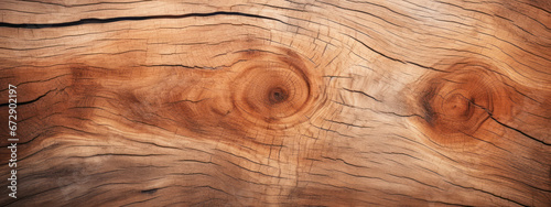 Fotografiet Sliced baobab tree trunk. Close-up wood texture.