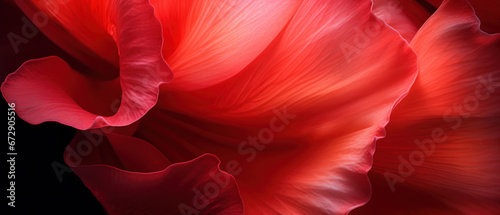 Macro of gladiolus with deep pink ripples and textures. photo