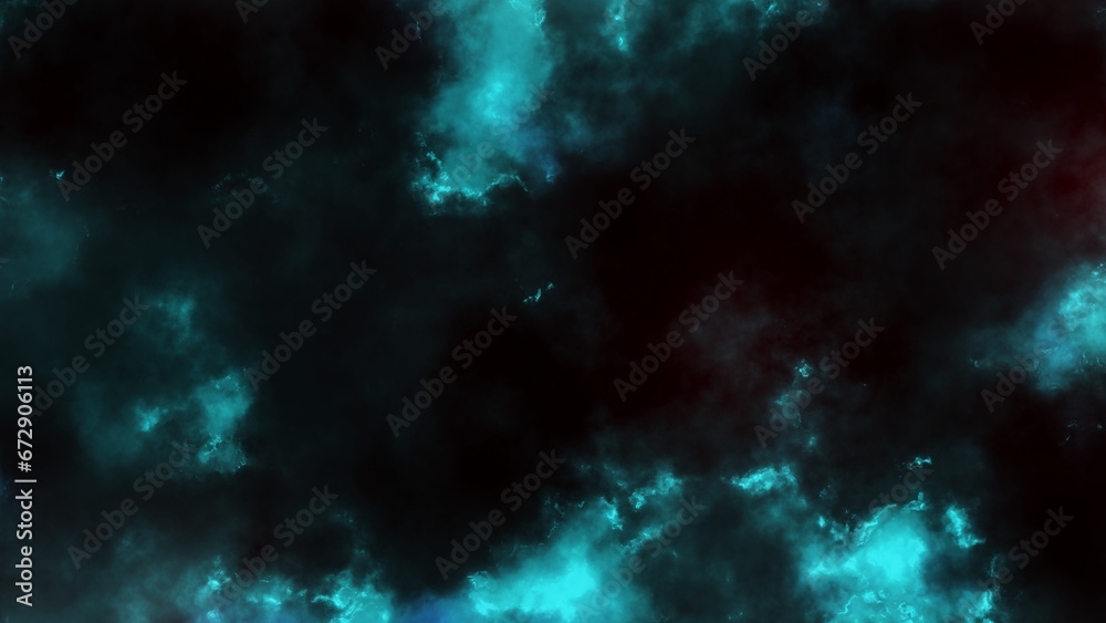 Space scene. Dark blue nebula with stars in cosmos. 3D rendering Space scene. Dark blue nebula with stars in cosmos. 3D rendering