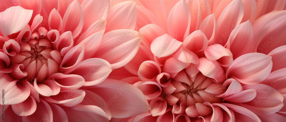 Stunning macro of a chrysanthemums intricate texture.